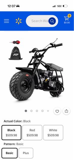 FRP Black Mini Bike