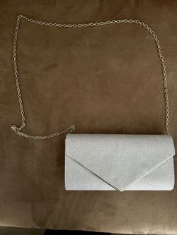 NEW Silver Glitter Purse