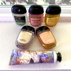 Brand New Bath & Body Works Lot - Hand Sanitizer Minis & Hand Cream