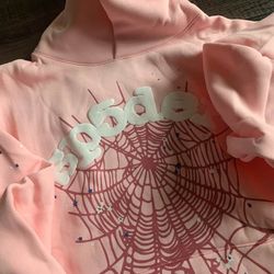 Sp5der Hoodie Pink