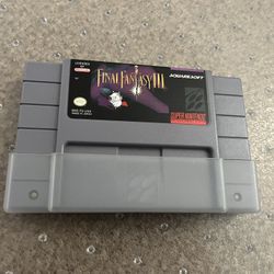 Final Fantasy III for SNES (actually FF6)