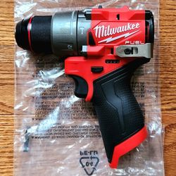 Milwaukee M12 FUEL GEN 3 Brushless 1/2" Hammer Drill / Driver (3404-20 Brand New/Never Used)
