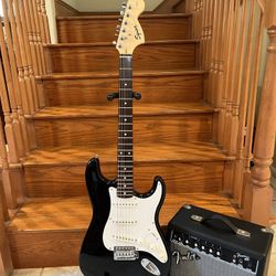 Squier Affinity Strat Guitar (Brand New) W/ Fender Amp 