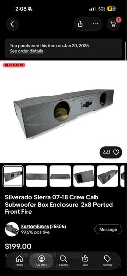 Silverado Sierra 07-18 Crew Cab Subwoofer Box