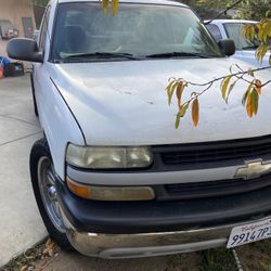 Clean  Title , Chevy Silverado , White 