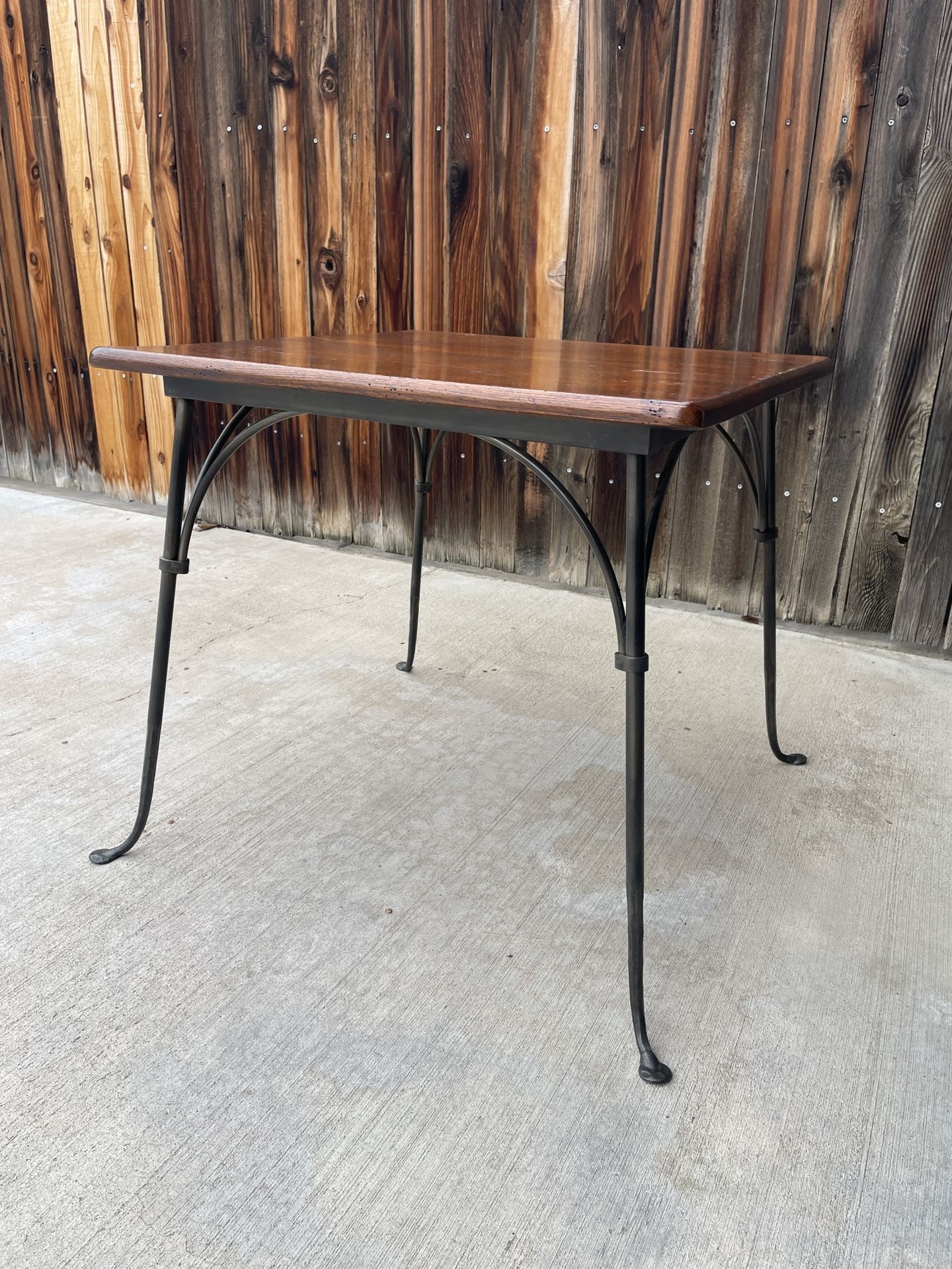 Wrought Iron End Table, Charleston Forge