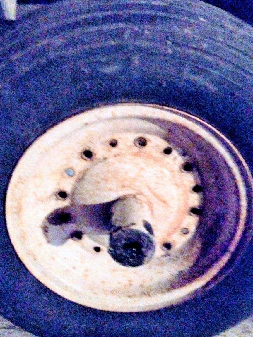 A Radial Front Tire For A Wheelbarrow Or Maybe A Trailer