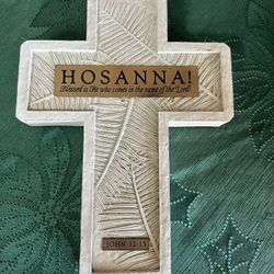 Vintage Ceramic Cross By Dayspring. $5