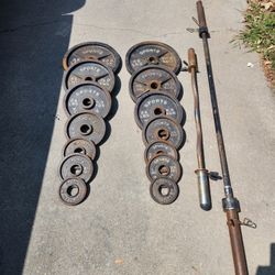    OLYMPIC WEIGHT PLATE SET 