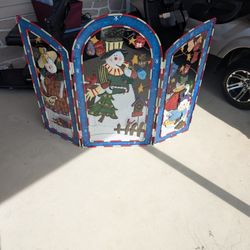 Fireplace Covering- Christmas In July!!!