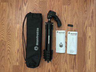 Manfrotto MKCOMPACTACN-BK Tripod Compact Action 61" Black with Carry Bag