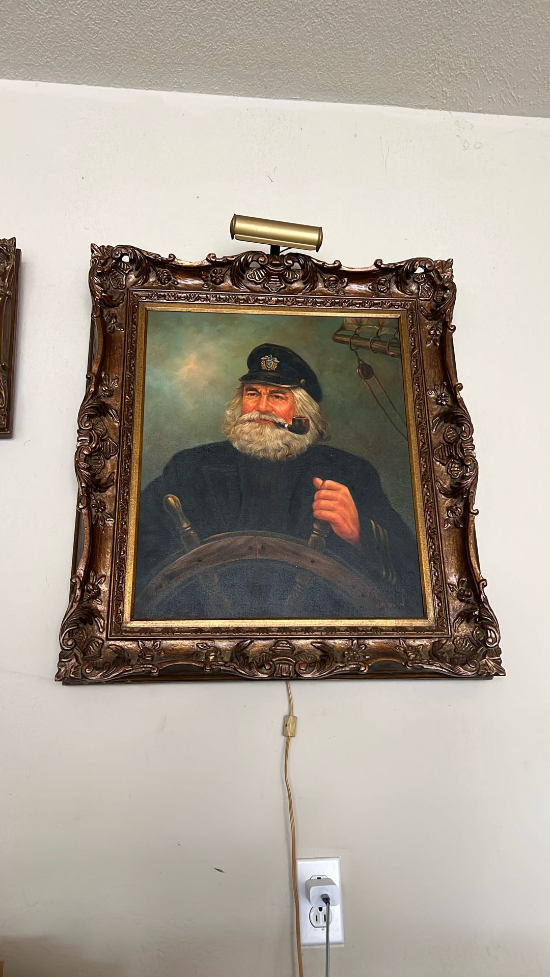 Kim Benson Steadfast Captain at the Helm Portrait