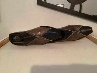Leather mule Boots Womens Slides By Charlie 1 Horse Size 8 Excellent Condition