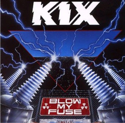 Vintage 1988 KIX- Blow My Fuse (CD, 1988) 4th Studio Album Hard Rock Case Damage see Pics. The image shows the album "Blow My Fuse" by the American ha
