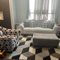 Couch Chair & Rug 