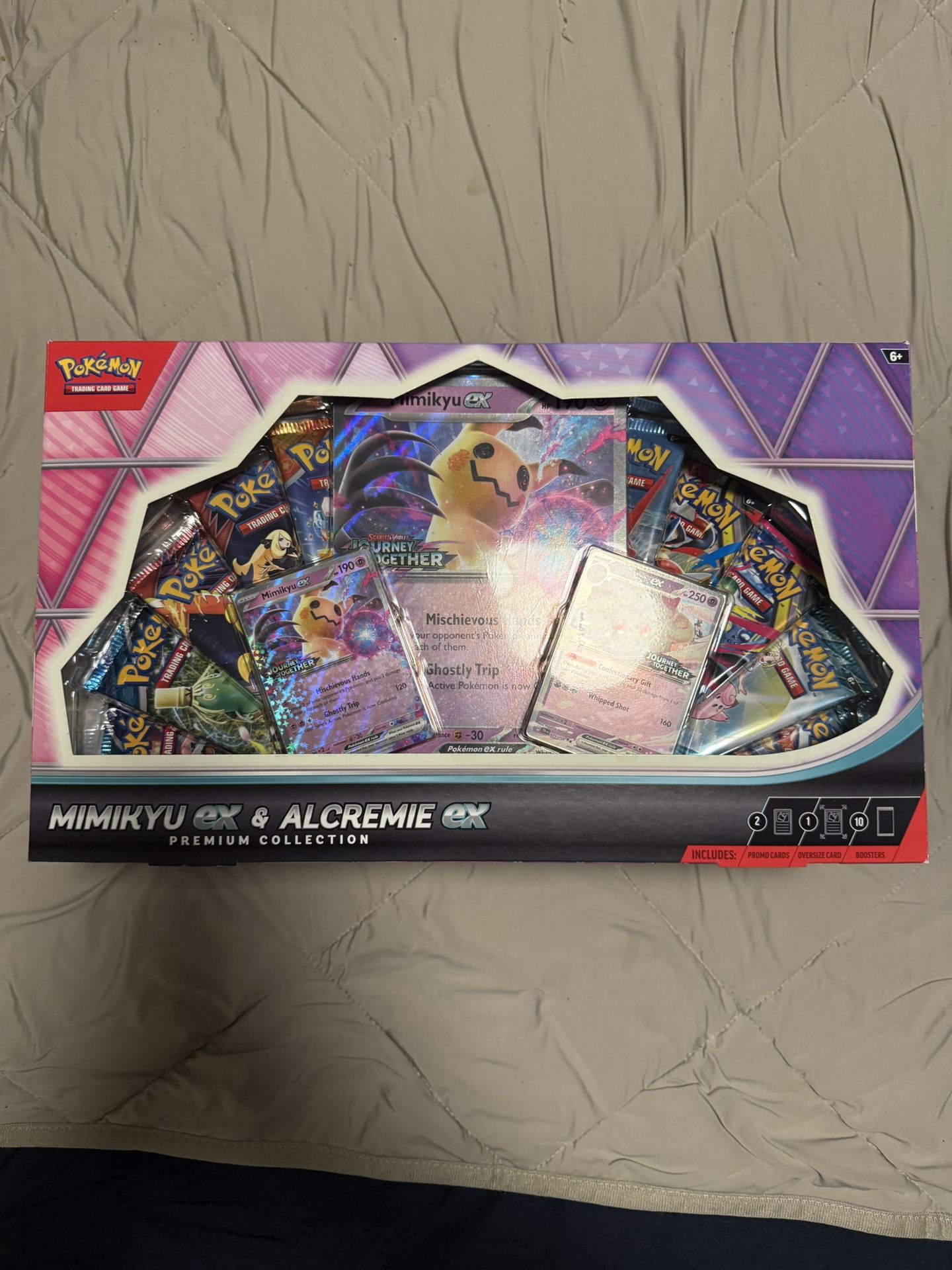 Pokemon Mimikyu Ex & Alcremie EX Box