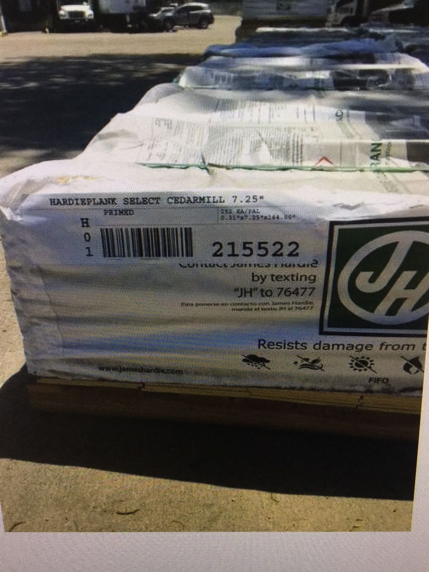 Hardiplank Siding Cedarmill 7.25”x144” Pallet (252pcs.)