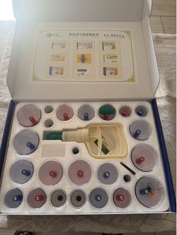 Chinese Therapy Cupping Vacuum Set - brand New in box
