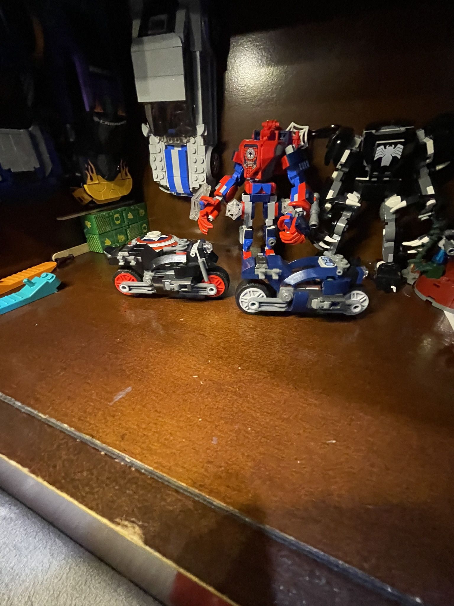 Black widow And Captain America Motorcycle