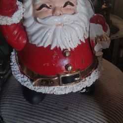 Vintage Santa Claus Planter