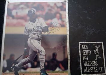 10×14 Ken Griffey Jr. Autographed photo!