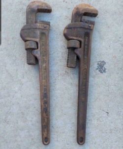 Heavy Duty RIGID PIPE Wrench 18 Inches  $30 EACH