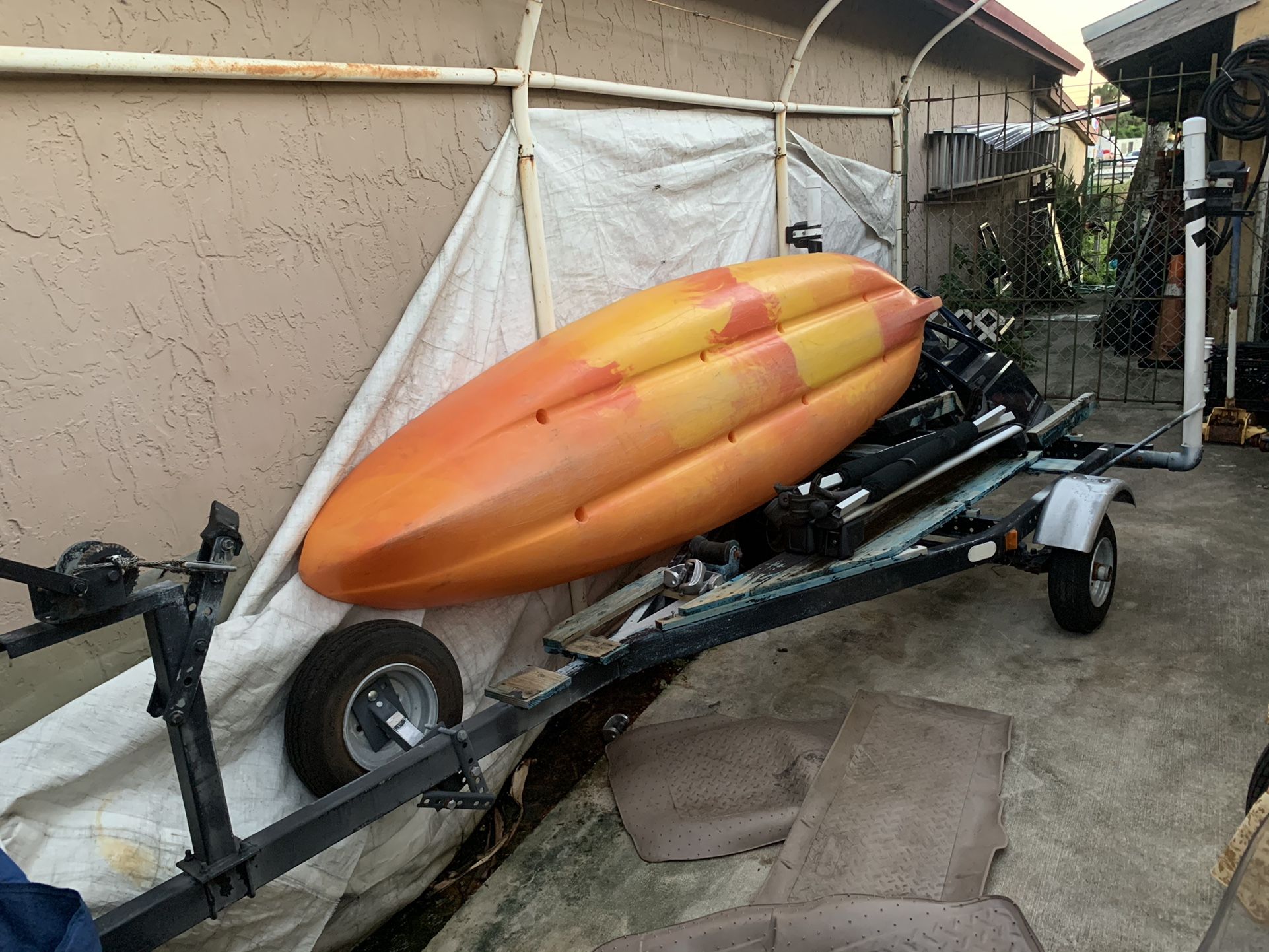 SMALL BOAT TRAILER *** Bill Of Sale