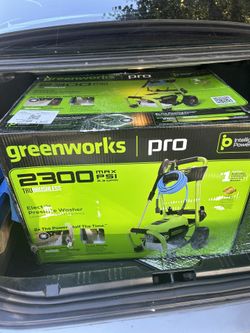 Green works 2300 PSI Pressure Wash