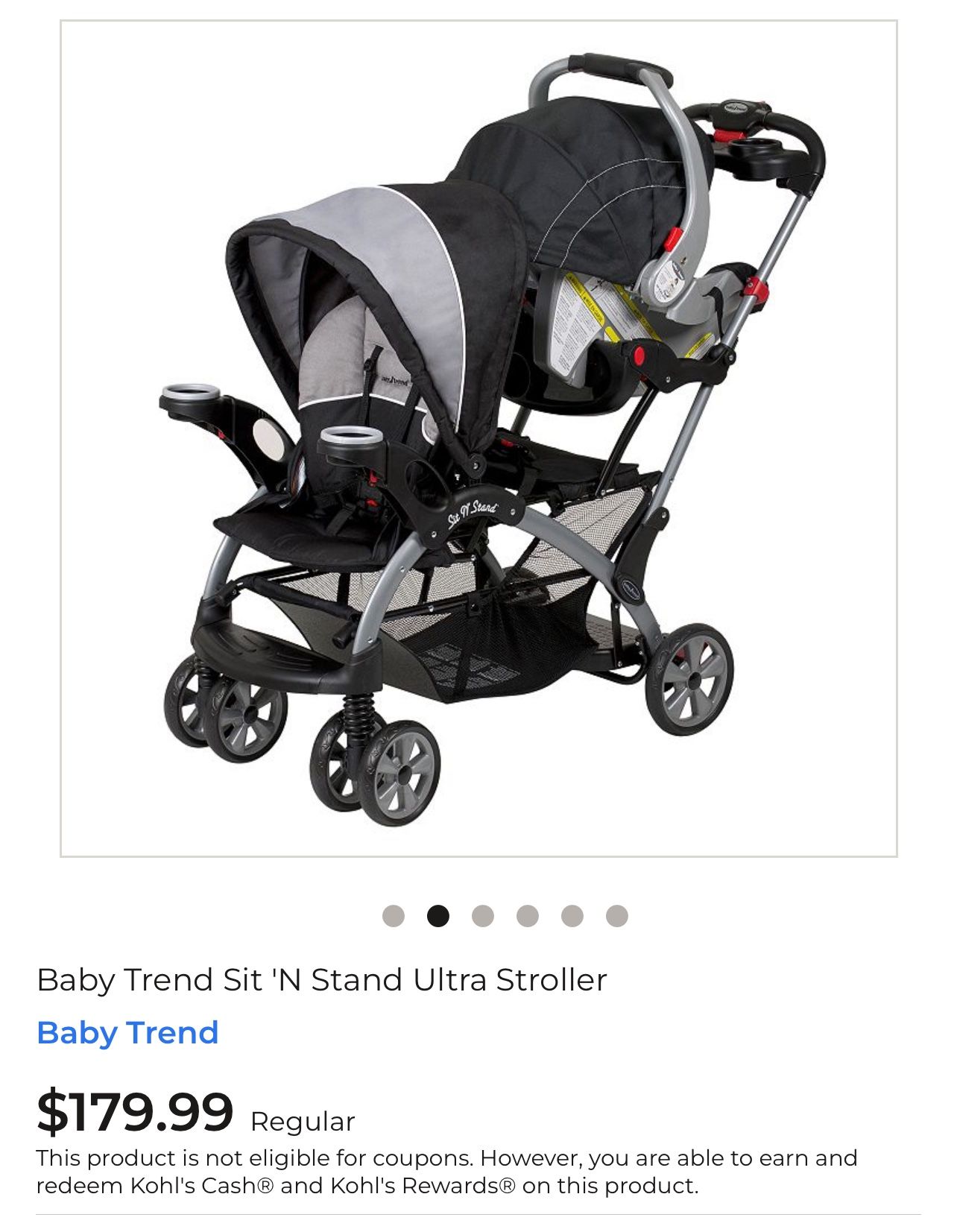 Sit And Stand Stroller