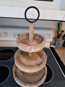 Rustic 3-Tier tray