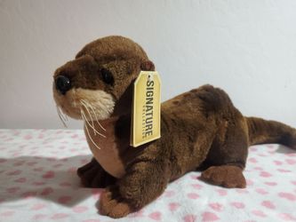 Signature Collection Brown River Otter Plush Stuffed Animal