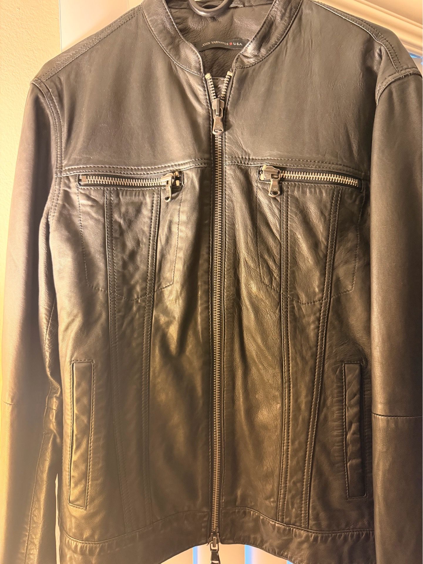 John varvatos leather jacket