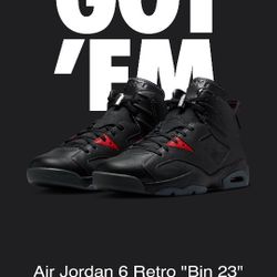 Jordan 6 Retro Off Noir Special Bin 23