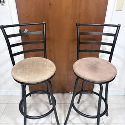 Mainstays 2 Pack Barstool 24” Or 29” Adjustable Counter Height 