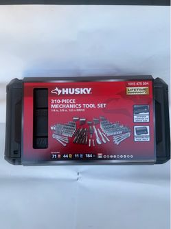 Husky 310-Piece SAE/Metric Mechanics Tool Set with Tool Box Questions