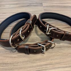 Leather Padded Dog Collars