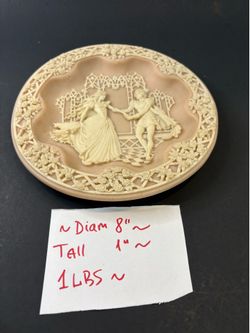 Hamlet & Ophelia Collector Plate Incolay Studios Shakespearean Lovers 1989