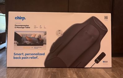 Chirp decompression and massage table