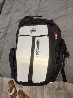 Reflective moto loot riding backpack