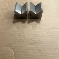 Pair Of Machinist Steel V Blocks 