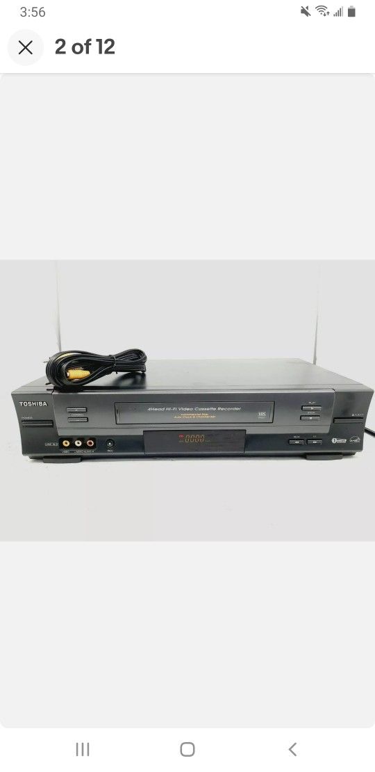 Toshiba W-627 4 Head Video Cassette Recorder VHS player