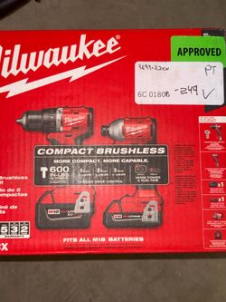Milwaukee drills kit brashlees