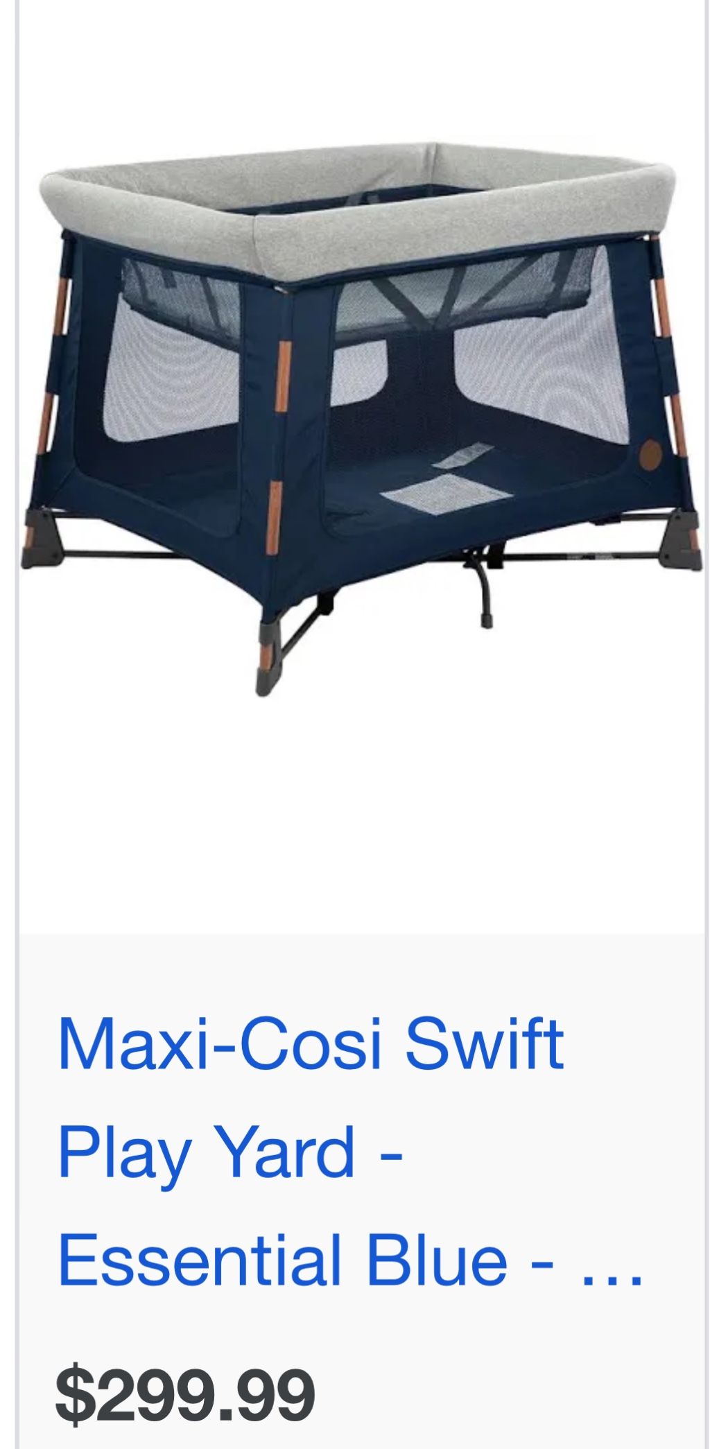 Maxi-Cosi Swift Play Yard Portable Crib