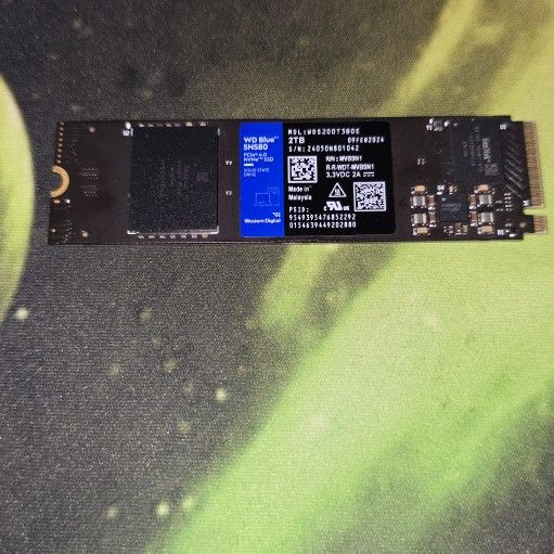 WD SN580 2TB M.2 Internal SSD PCIe Gen 4 NVMe Blue Model/WDS200T3BOE