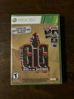 Power Gig Rise of the Six String Brand XBOX 360 game - tested and works