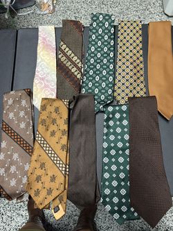 Collection of Patterned Ties