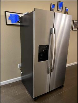 Stainless Steel Stove+  Refrigerator