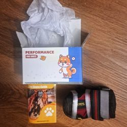 NIB" (QUMY Dog Shoes for Small Dogs, Dog Boots & Paw Protectors Size 1 Black
