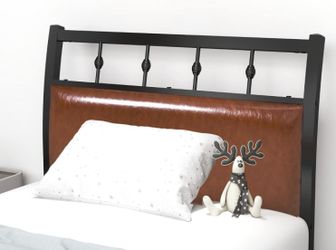 Faux Leather Headboard