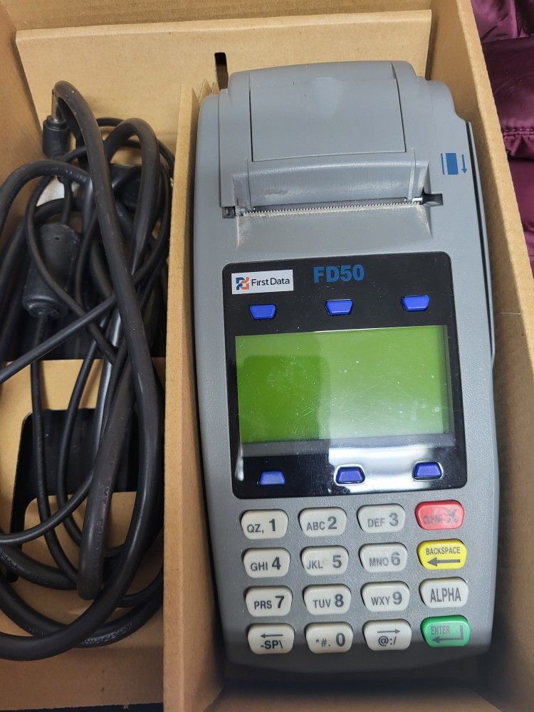 First Data FD50 Credit Card Machine